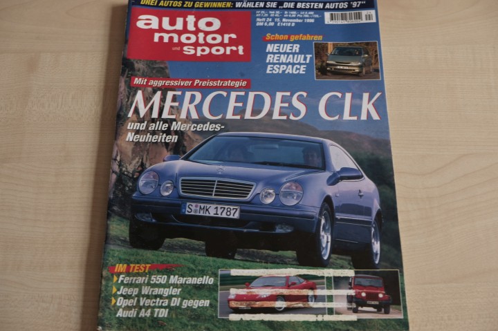 Deckblatt Auto Motor und Sport (24/1996)